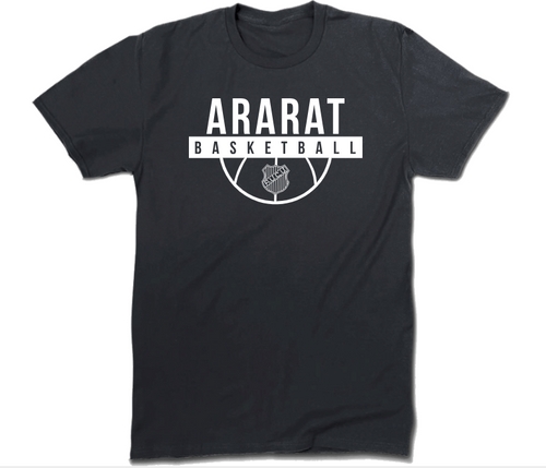 ARARAT basketball 2024 one color design black color T-shirt